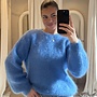 Pull Lucy Mohair - Blue Azure (One Size)