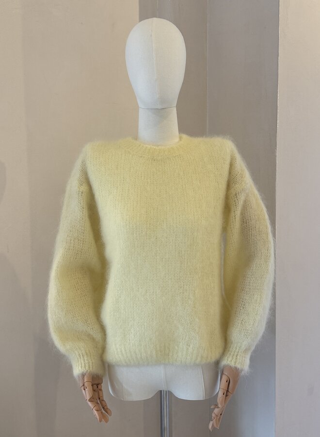 Pull Lucy Mohair - Jaune (One Size)
