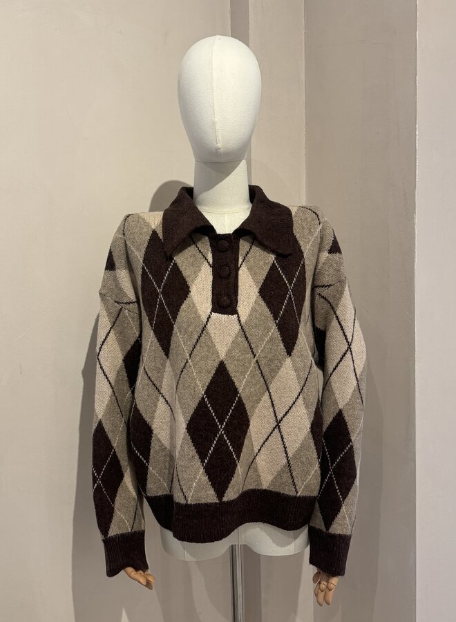 I Love My Grandpa Pull - Marron