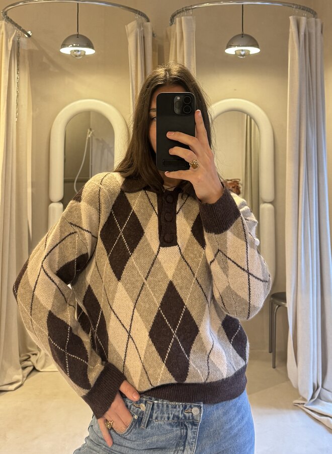 I Love My Grandpa Pull - Marron