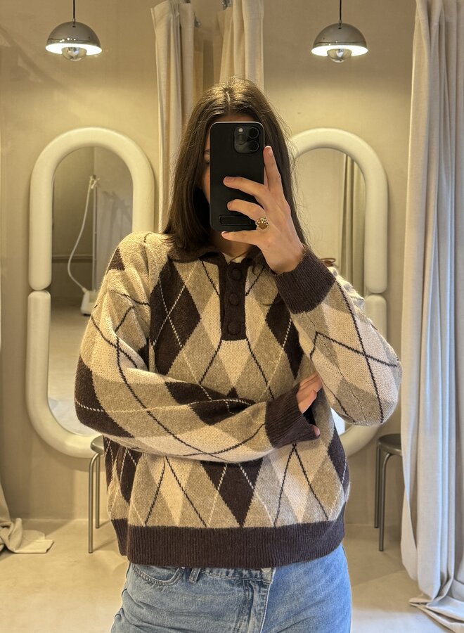 I Love My Grandpa Pull - Marron