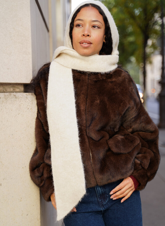 Bonnet Snow White - Ecru