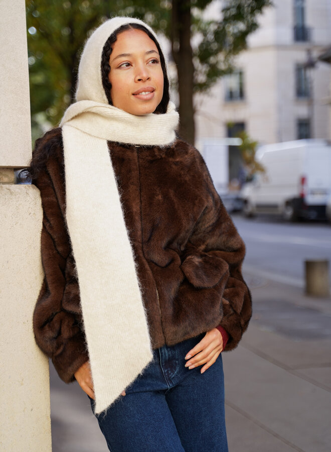 Bonnet Snow White - Ecru