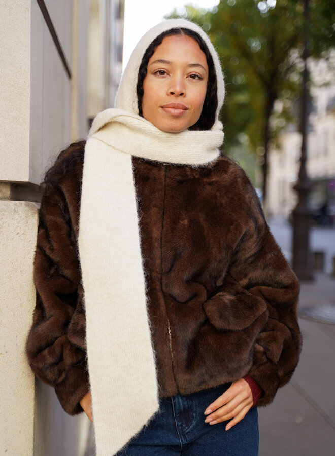 Bonnet Snow White - Ecru