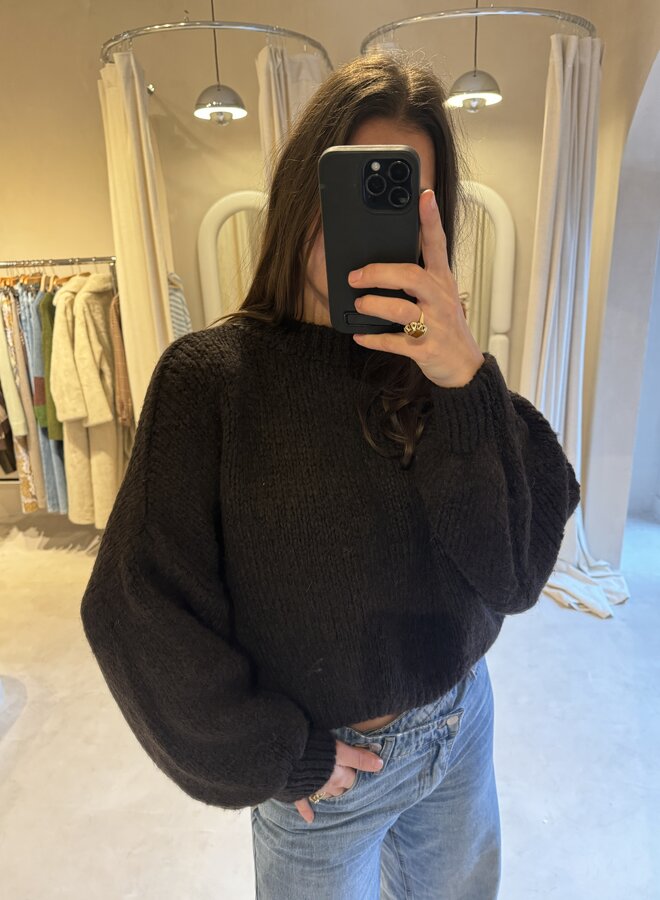 Pull Lucy - Marron Fonce (One Size)