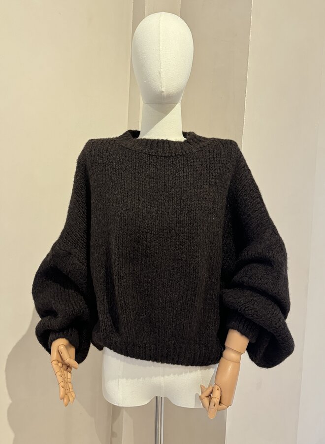 Pull Lucy - Marron Fonce (One Size)