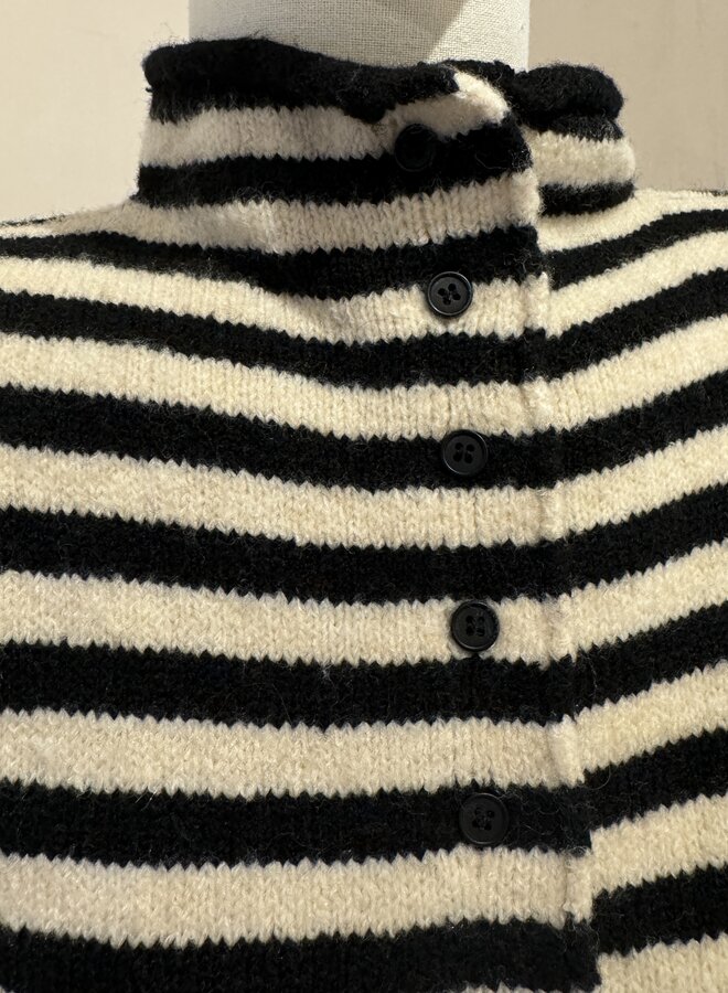 Cardigan Honey Bee - Noir et Beige (One Size)