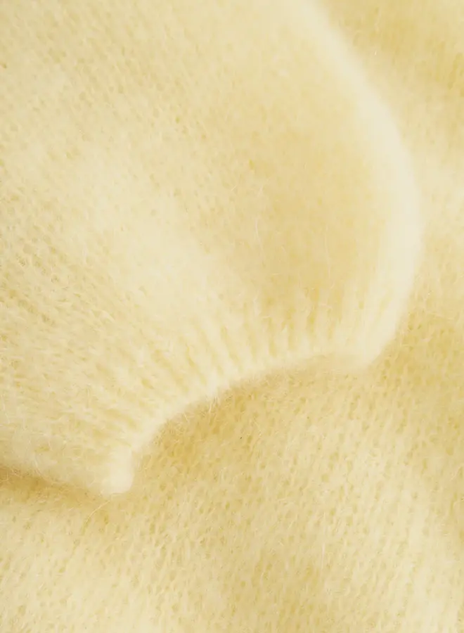 Noella - Lorell Knit Cardigan - Light Yellow