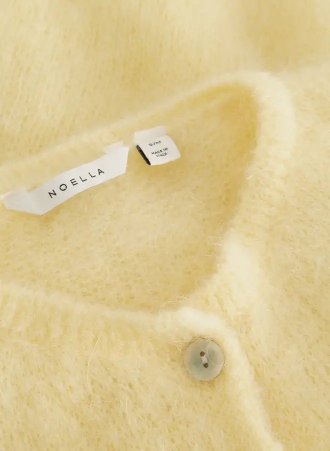 Noella - Lorell Knit Cardigan - Light Yellow