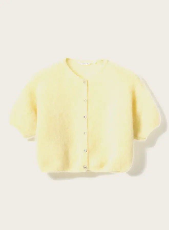 Noella - Lorell Knit Cardigan - Light Yellow