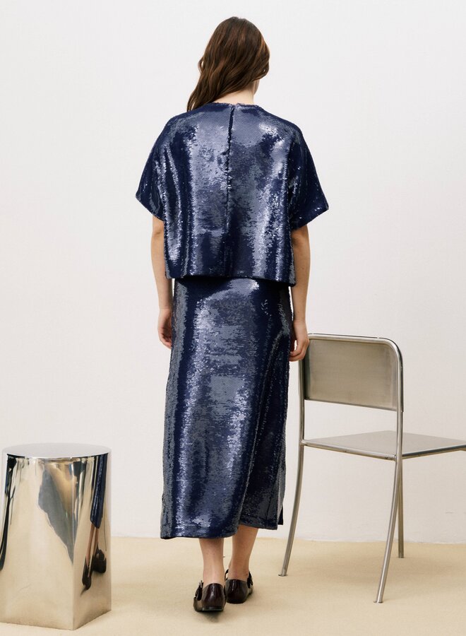 FRNCH - Diana Top - Bleu Jean