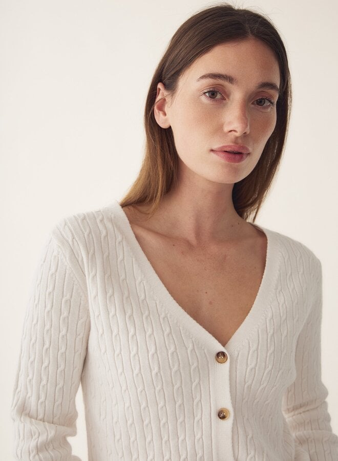 Noella - N-Laliah Knit Cardigan - Ivory