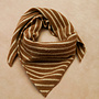 Scarf Billie Stripes - Marron et Beige