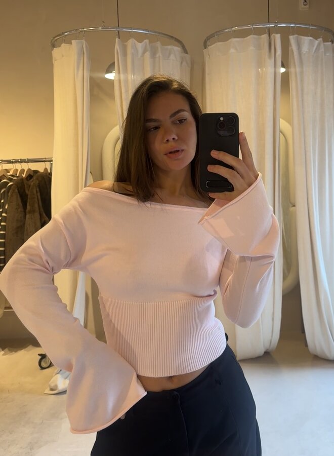 Pull Flared Sleeves Indy - Rose