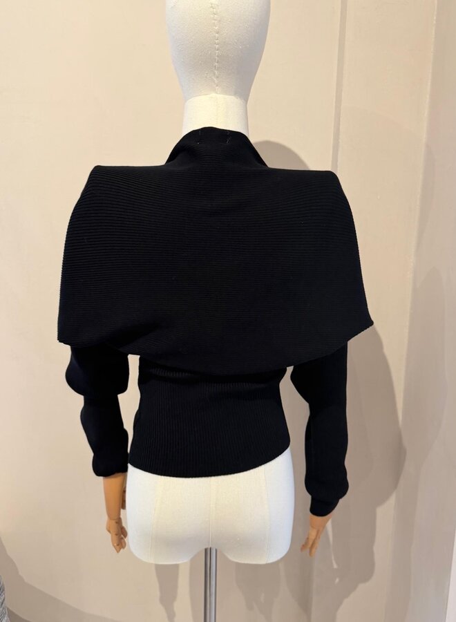 Set Kylie (Top & Sleeves) - Noir