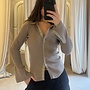 Top Luc Button - Taupe