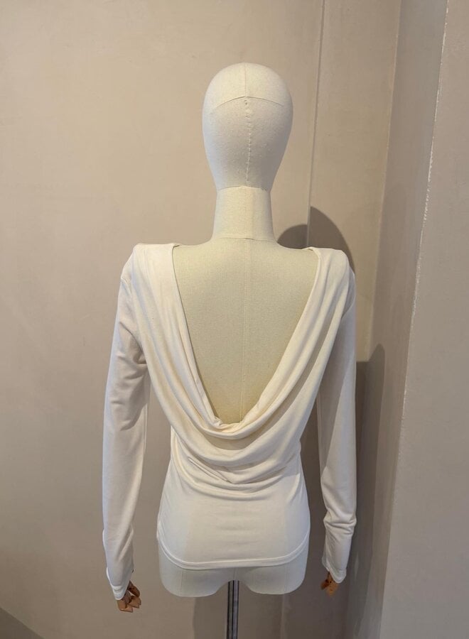 Livia Backless Top - Blanc