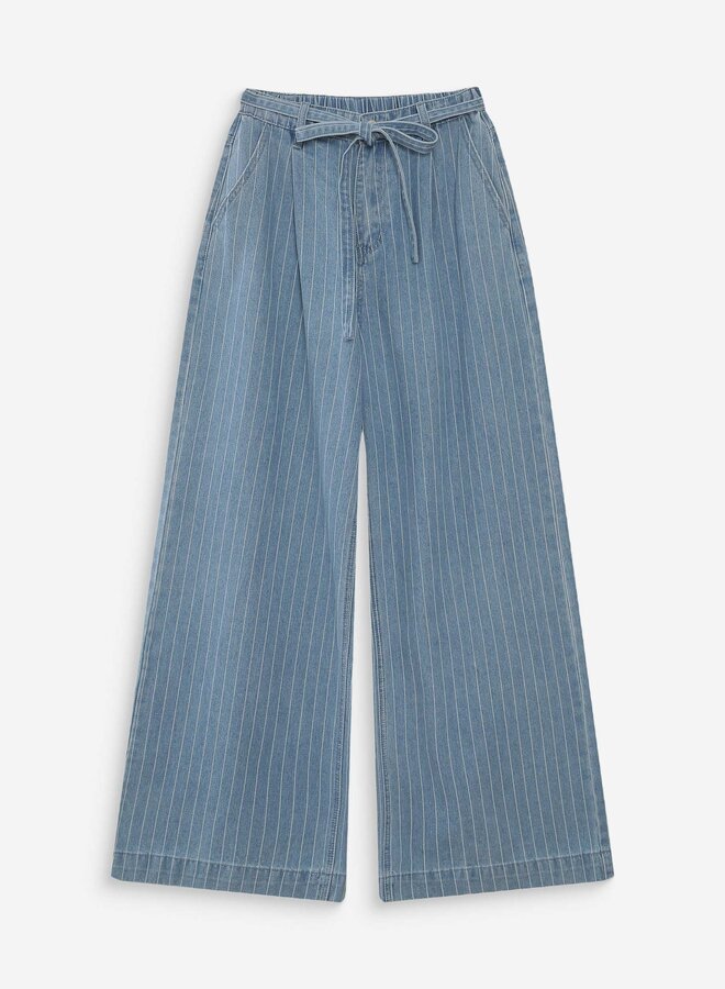 G&M - Loose-Fit Jeans Pompon - Striped Bleu