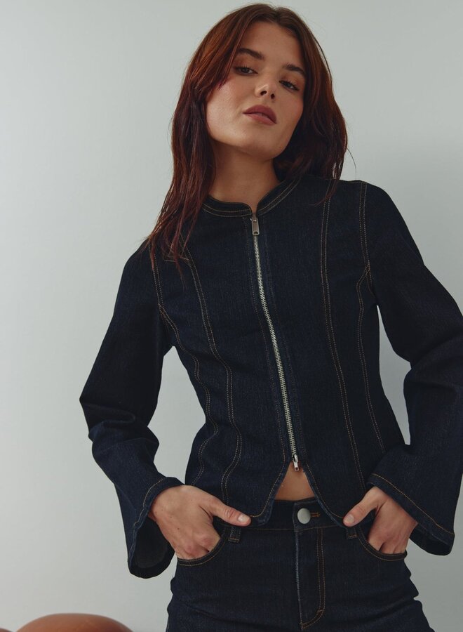 Noella - N Mazie Jacket - Blue Unwashed