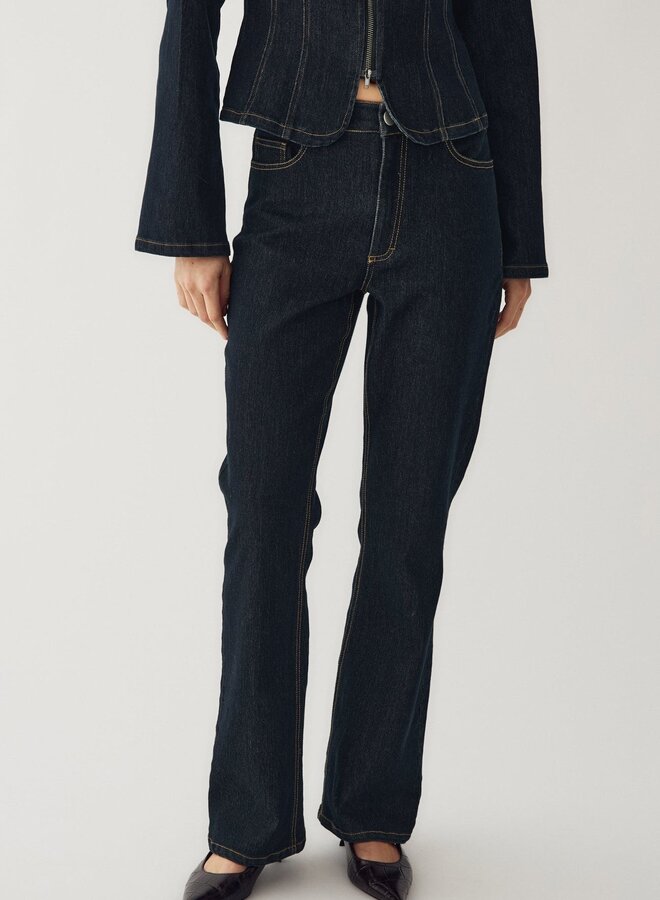 Noella - N Lavella MW Jeans - Blue Unwashed