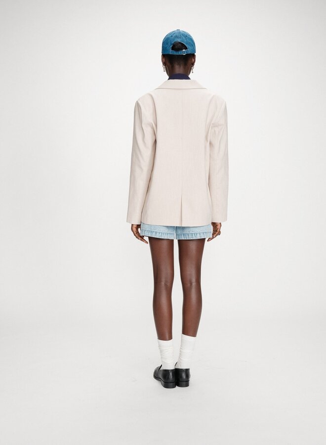 G&M - Linen and Cotton Blazer Velize - Sable