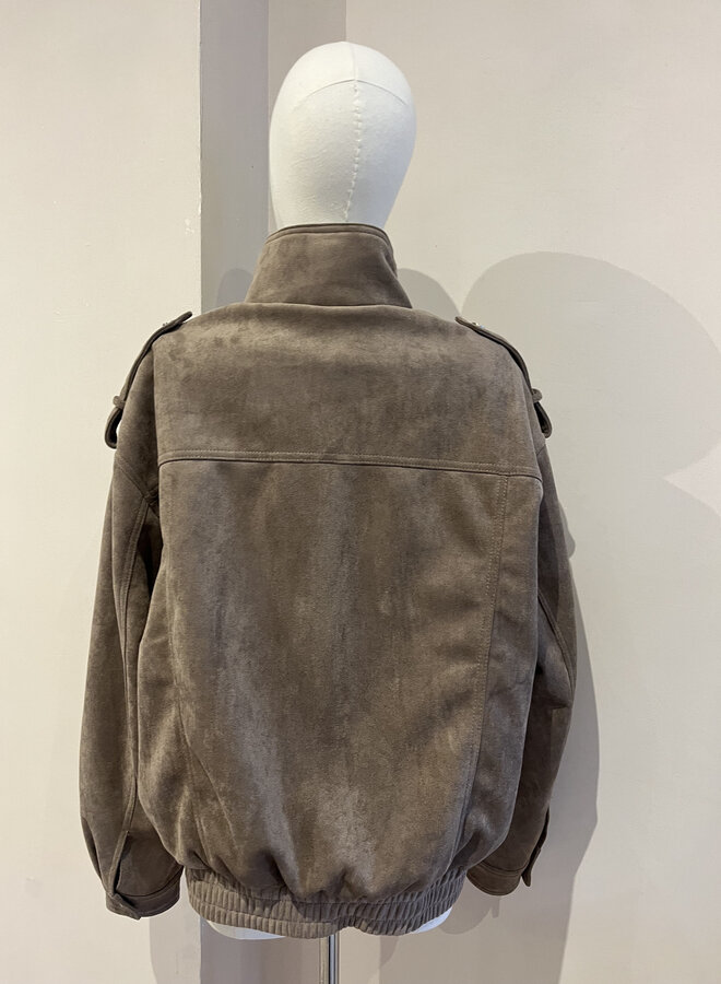 Alix Bomber - Taupe