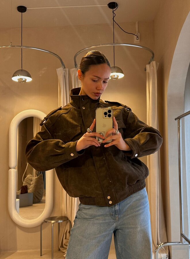 Alix Bomber - Marron