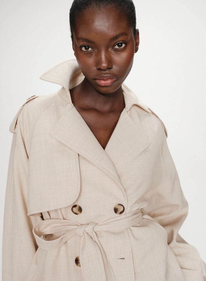 G&M - Short Trench Coat Vogue - Sable