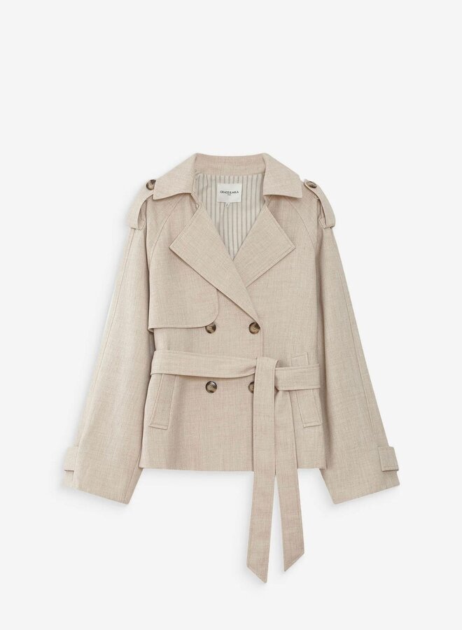 G&M - Short Trench Coat Vogue - Sable