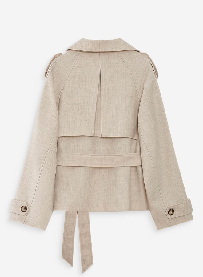 G&M - Short Trench Coat Vogue - Sable
