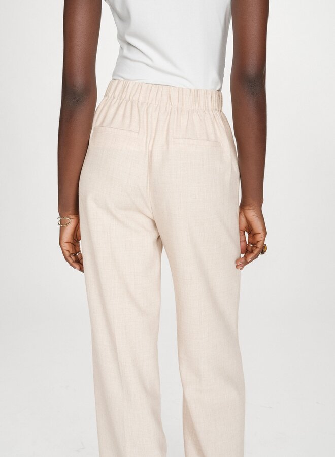 G&M - Straight Tailored Trousers Valigny - Sable