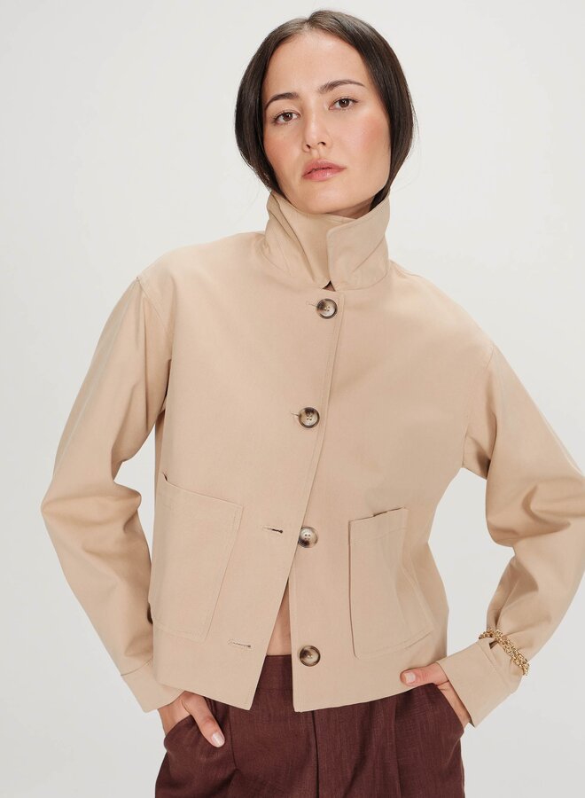 G&M - Short Cotton Jacket Veronica - Sable