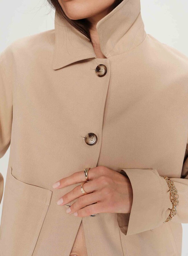 G&M - Short Cotton Jacket Veronica - Sable