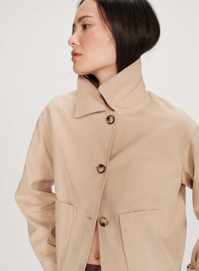 G&M - Short Cotton Jacket Veronica - Sable