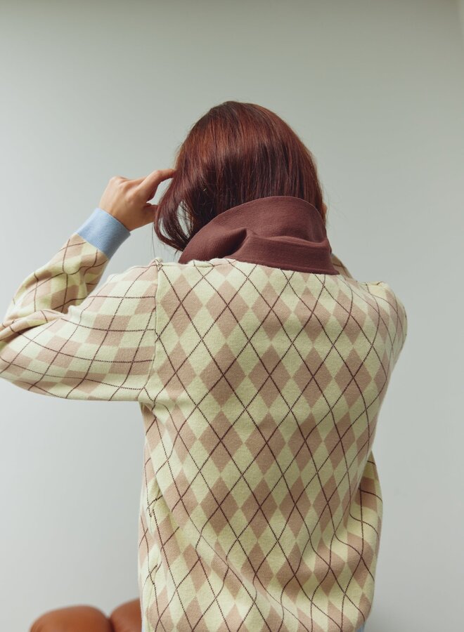 Noella - N-Makayla Knit - Diya Yellow Check