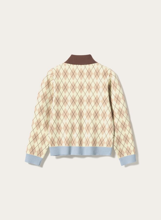 Noella - N-Makayla Knit - Diya Yellow Check