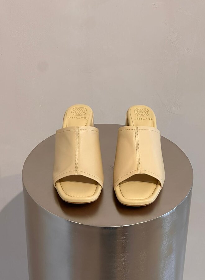 Unisa - Kefir Mule - Camomile Napa Top