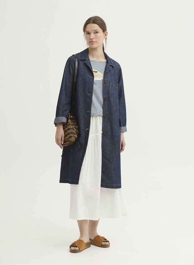 Nice Things - Stripe "Provencal Fish" T-Shirt - Navy