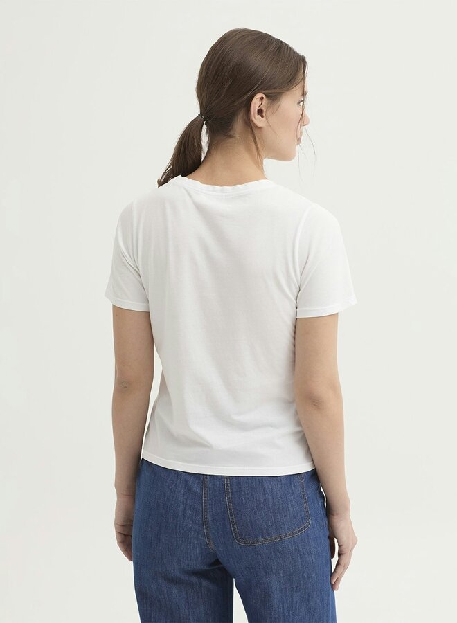 Nice Things - "Summer Reading" Cotton T-Shirt - White