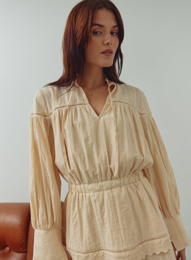 Noella - N-Meredith Dress - Ivory