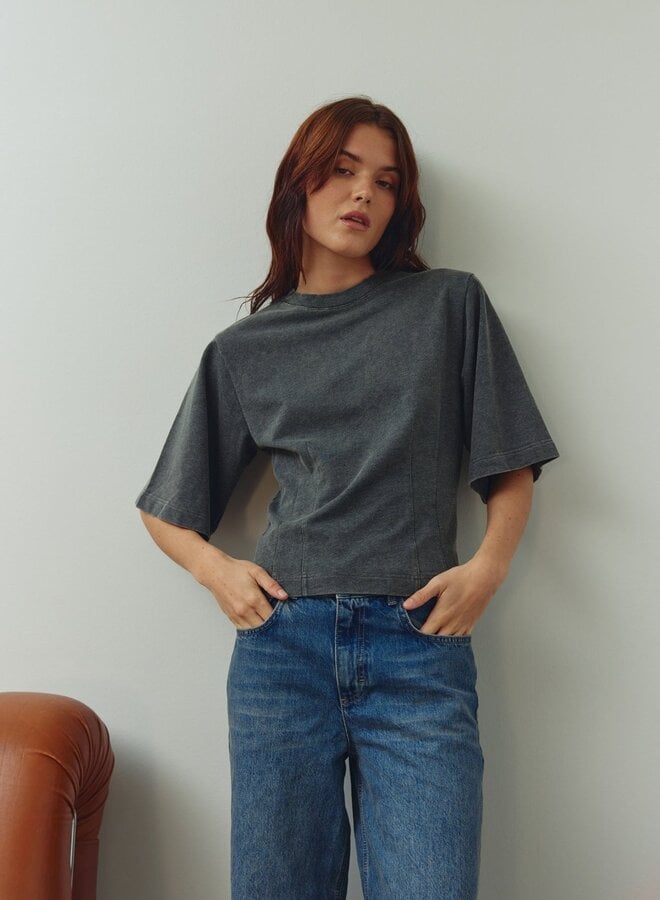 Noella - N-Marigold T-shirt - Grey Wash