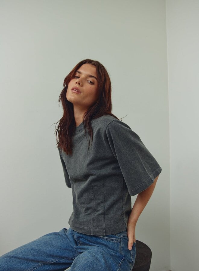 Noella - N-Marigold T-shirt - Grey Wash