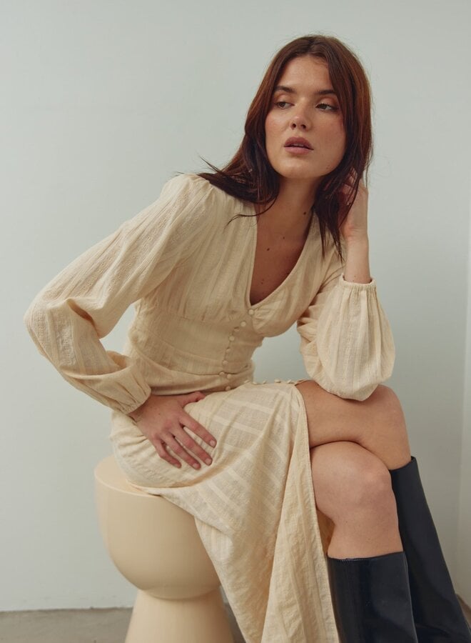 Noella - N-Liletta Dress - Ivory