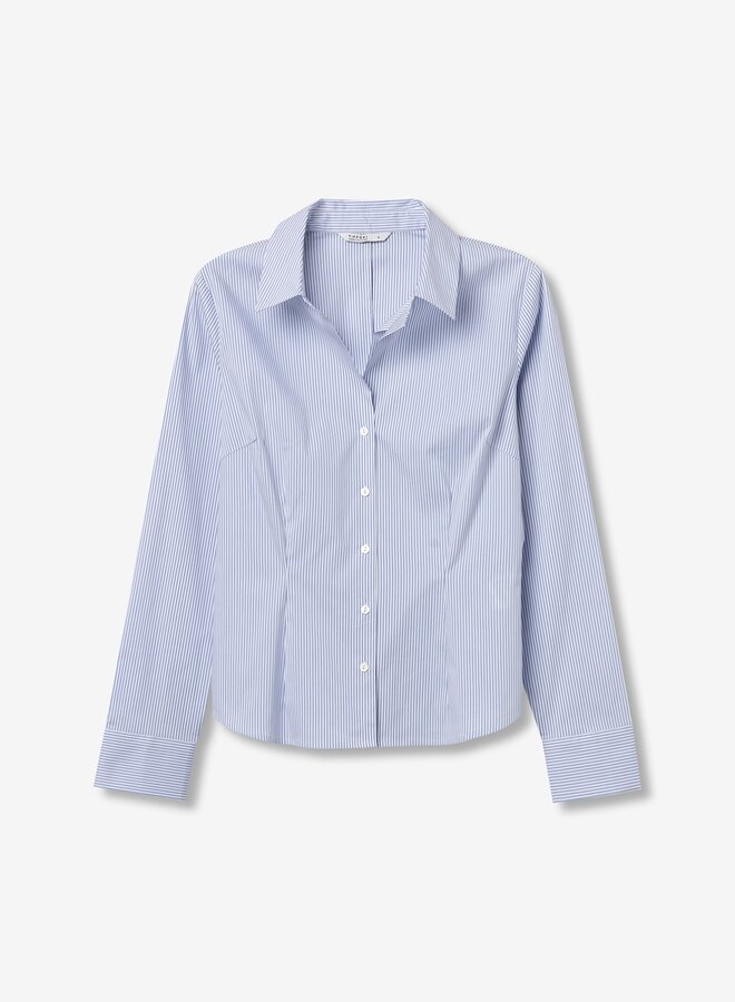 Tiffosi - Beto Blouse - Blue & White