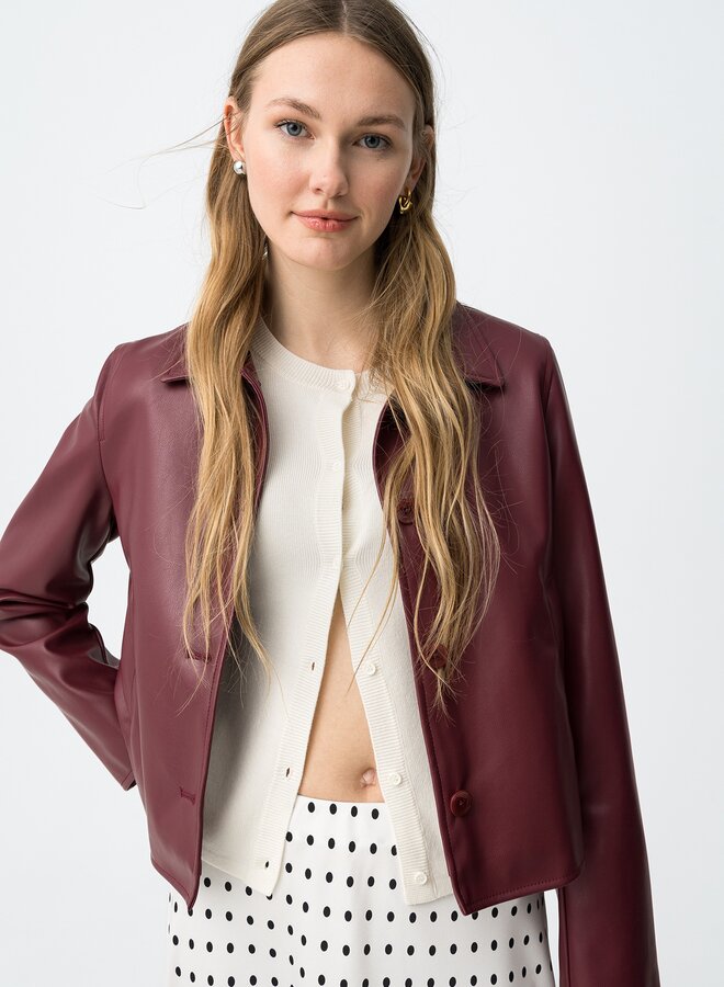Tiffosi - Milly Jacket - Wine Red