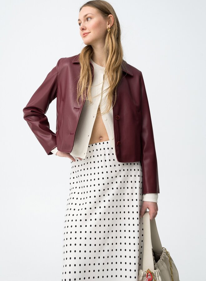 Tiffosi - Milly Jacket - Wine Red