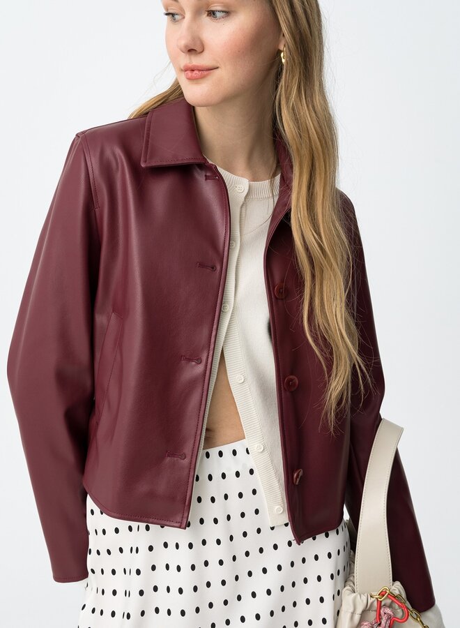Tiffosi - Milly Jacket - Wine Red