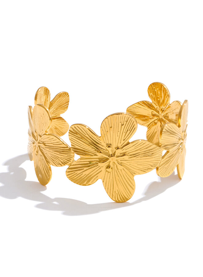 JAZZY - No Rain No Flowers Bracelet - Gold