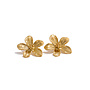 JAZZY - No Rain No Flowers - Earrings - Gold