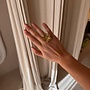 JAZZY - No Rain No Flowers - Big Flower Ring - Gold